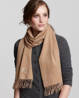 Burberry Cashmere Scarf with Horse Embroidery