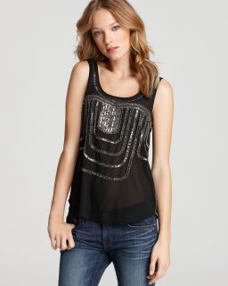 guess top hand beaded price $ 89 00 color black size select size m s