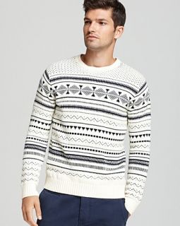 cohen fairisle crewneck sweater orig $ 179 00 was $ 107 40 80