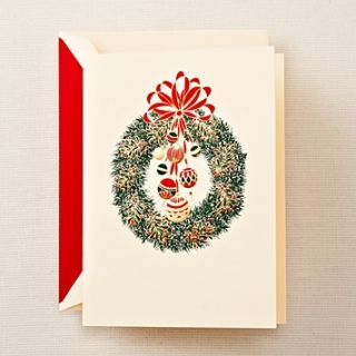 Crane & Co Wreath Holiday Cards