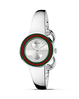 Gucci U Play Collection Stainless Steel Bangle Watch, 27 mm