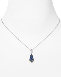 sea blue druzy pendant necklace 16 price $ 175 00 color silver