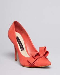 toe pumps ravesh price $ 149 00 color coral size select size 6 5 7