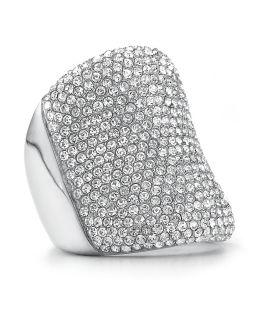 michael kors pave concave ring price $ 125 00 color silver size select