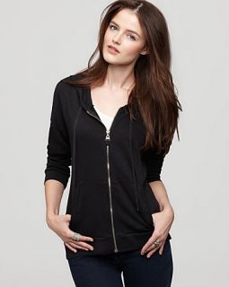 splendid hoodie heather zip price $ 128 00 color black size select