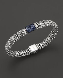 Lagos Muse Sterling Silver Bracelet with Blue Sapphire
