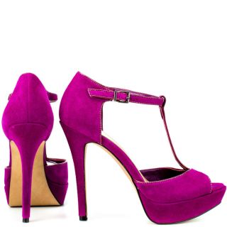 Jessica Simpsons Pink Bansi   Jazzberry Suede for 89.99