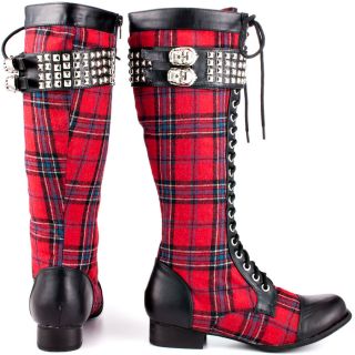  Color Rock On Tall Boot   Tartan for 114.99