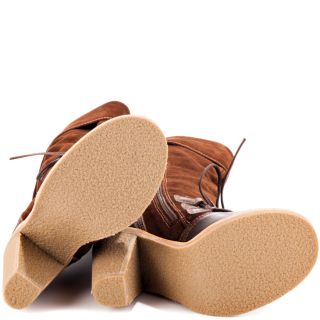 Charles by Charles Davids Brown Fiero   Ginger Bread Suede for 189.99