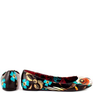 Iron Fists Multi Color Lucky Lucy Flat   Black for 39.99