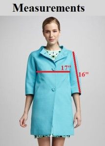 Kate Spade New York Half Sleeve Katarina Coat Retail $558.00 Size 2