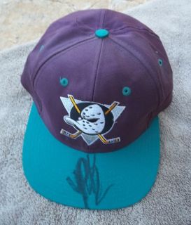 Paul Kariya Signed Autographed Anaheim Ducks Hat