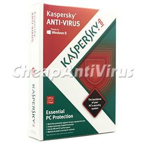 Kaspersky Anti Virus 2013 3 User PC 1 Year New SEALED Retail Box