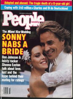 People Don Johnson Shena Easton Wedding 11 23 1987