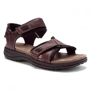 Clarks Mens Keating Sporty Two Strap Sandals Brown Oily Leather 78333