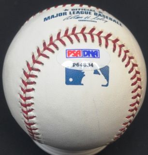 Ryan Howard Hand Signed Autographed Baseball Ball PSA DNA COA