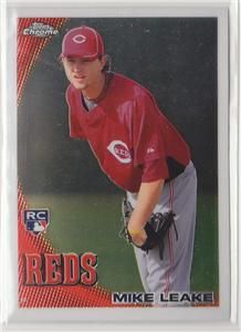 2010 Topps Chrome Mike Leake Rookie RC 176 Reds Star EX