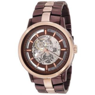 Kenneth Cole KC9031 Mens Automatic Brown ion Plating Rose Gold Dial