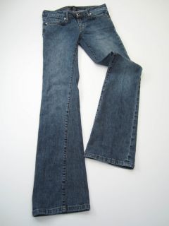 Kenneth Cole Womens Size 2 Inseam 33 Denim Blue Jeans Boot Cut 1%
