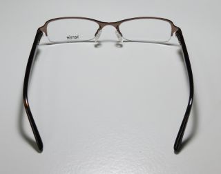 New Kensie Magic 50 17 135 Brown Multicolor Half Rim Eyeglasses