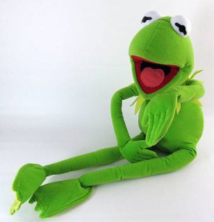 Poseable Jim Henson Muppets Plush KERMIT THE FROG Stuffed Toy Animal