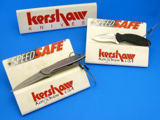 Kershaw Speedsafe Spring Assisted Leek and Scallion Knife Displays