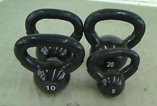 50 pound kettlebell weight set Solid cast iron construction with