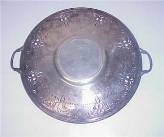 Vintage Benedict Studios New York Silverplate Butterfly Tray