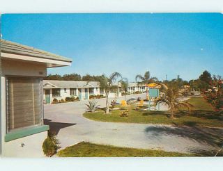 Slight Wear 1950s Ritz Motel Lake Wales Florida FL U3008