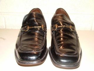 Mens Allen Edmonds Patent Leather Loafers Shoes Size 12 B