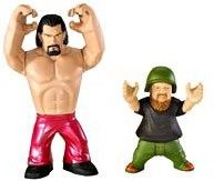 WWE Rumblers The Great Khali & Hornswoggle New in the Package.