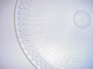Crystal Clear Large Round Platter Tray