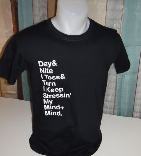 Kid Cudi Day N Nite Crookers Lyrics T Shirt All Sizes