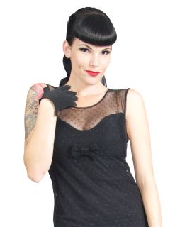 Rock Steady 30s Cheesecake Black Delilah Lace 50 60s Pin Up Girl