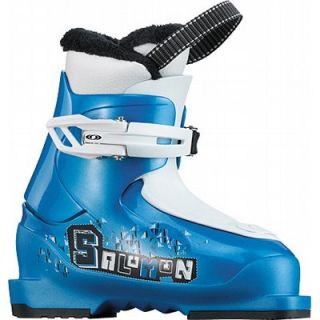 Salomon T1 Ski Boots Process Blue White Youth