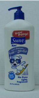 Suave Kids 2 in 1 Shampoo w Pump Free Gentle 22 Oz