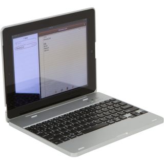 Bluetooth Keyboard Case for iPad 3 Notebook Style Li ion Battery
