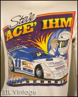 Steve Ace Ihim Drag Racing T Shirt Kieler Wi Long Sleeve Sz M