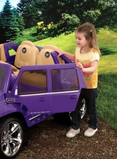 Power Wheels Cadillac Escalade 12V Electric Kids Ride On Car   Purple