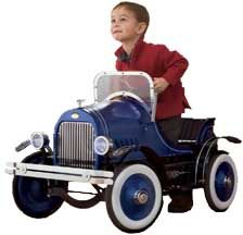 Pedal Car Roadster Blue KL 8014 Go Cart Style Ride on Special Series