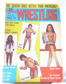 Ring Wrestling Magazine February 1974 Jack Brisco Tony Garea PINUPS