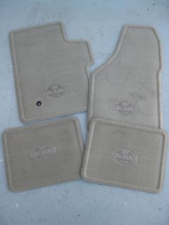 2005 2006 Ford F 250SD F 350SD King Ranch Floor Mats 4 Piece Set