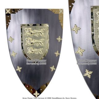Richard The Lionheart Medieval Knight Shield Armor New