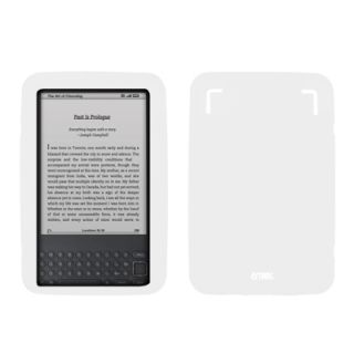 For  Kindle 3 E Book Silicone Skin Case White