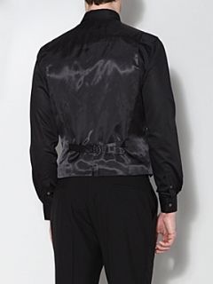 Kenneth Cole Ultra black three piece suit waistcoat Black   