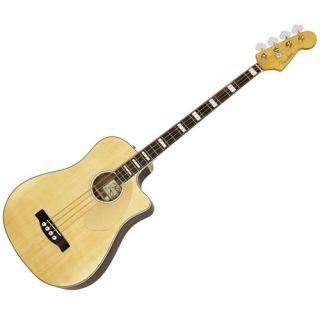 Fender Kingman Bass SCE Acoustic Electric Bass Guitar Natural New 2011