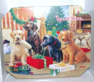 James Killen Christmas Dazed Dogs Holiday Russell Stover Candytin Box