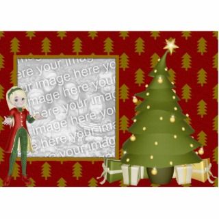 Christmas Holiday 3   Template Sculpture Photo Cut Out