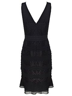 Alexon Black lace layer dress Black   