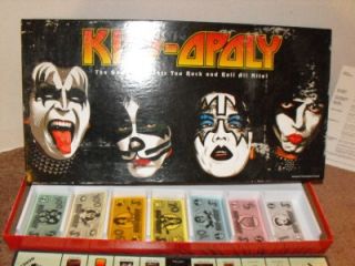 Vintage Kiss Opoly Monopoly Game Kiss Opoly Complete